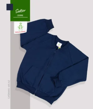 Chaqueta con cierre Cañamas