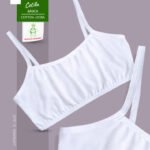 Cotilla Básica En Tela Cotton Lycra Para Niñas y Adolescentes